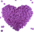 CODE FLORIST 1500 PCS Silk Rose Petals,Fake Rose Petals for Romantic Night,Wedding,Proposal Anniversary Flower Decorations(Separated,Scented,Purple)