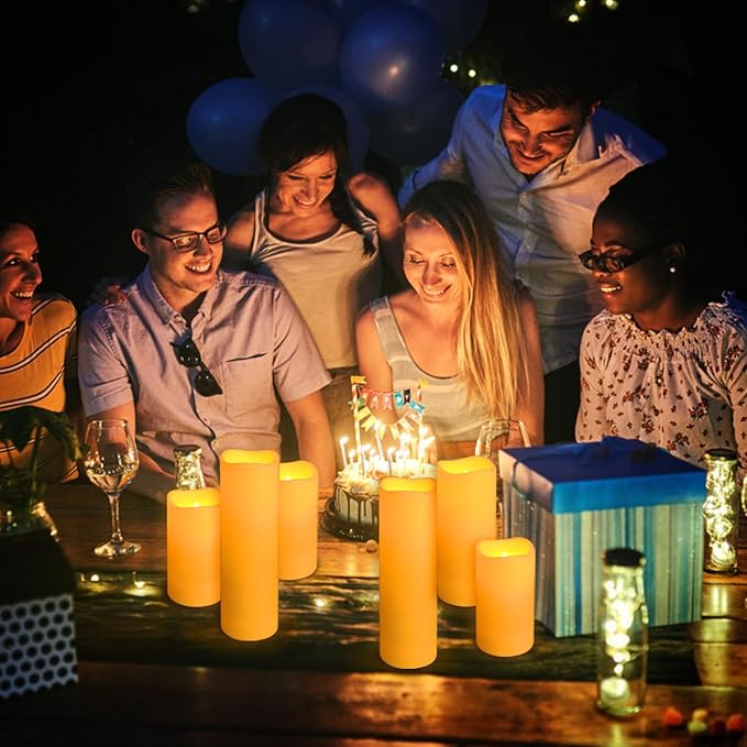 36Pack Flameless LED Candles, Waterproof for Indoor & Outdoor Use, Equipped with 10-Key Remotes & Timer, Ideal for Weddings, Table Decor, Festivals & Home Accents…