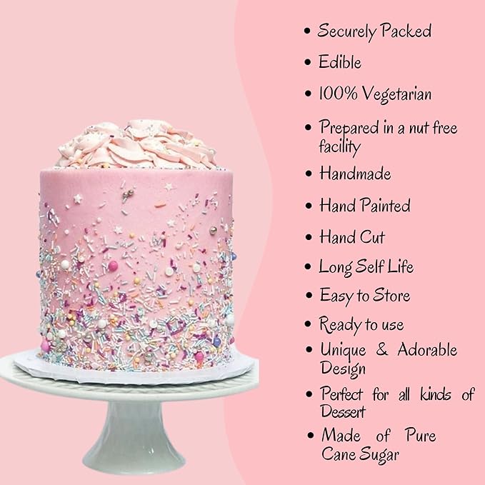 Confect Sprinkles- Fairytale Frozen Cake Decorating Sprinkles – Teal, White & Glittering Gold Pearl Dragees, Pearl Jimmies & White Sparkling Sugar – Edible Sprinkle Mix for Cakes, Cupcakes, Cookies & Party Desserts- Vegan, Gluten-Free, Nut-Free, Soy-Fr...