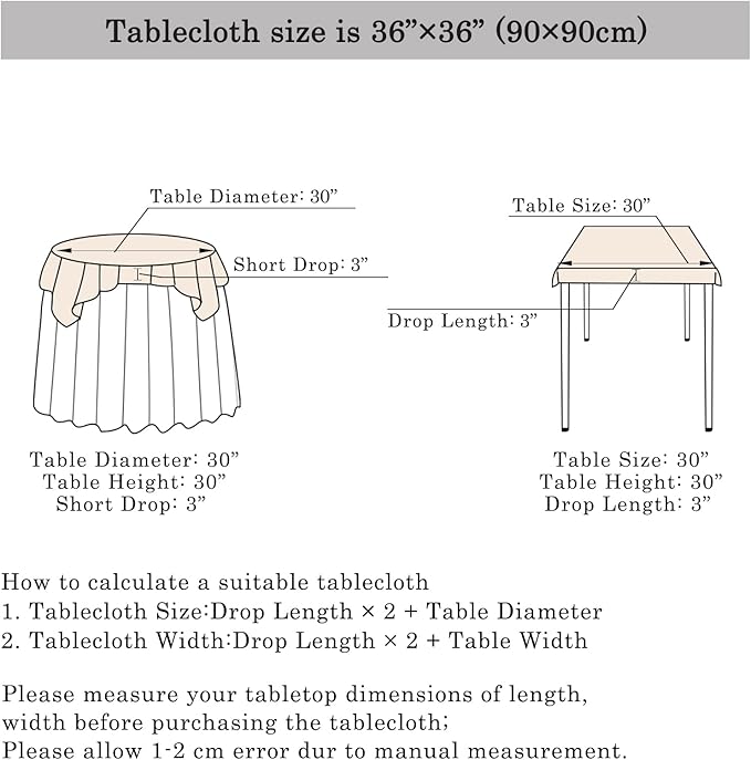 ShinyBeauty Sequin Tablecloth 36x36-Inch-Silver Square Glitter Table Cover Silver Table Cloths for Parties-190626J