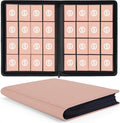 1000+ Pockets Trading Card Binder, Premium 16 Pocket Card Binder, Ringless Side Loading Collection Album Holder Folders for MTG, TCG, Game Cards & Sports Cards (Pink)