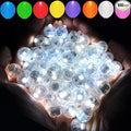Aogist 100pcs White Balloon Lights,Long Standby Time Waterproof Mini Light,Battery Powered,Round LED Ball Lamp for Latex Balloon Paper Lantern Party Wedding Festival Christmas Halloween Decorative