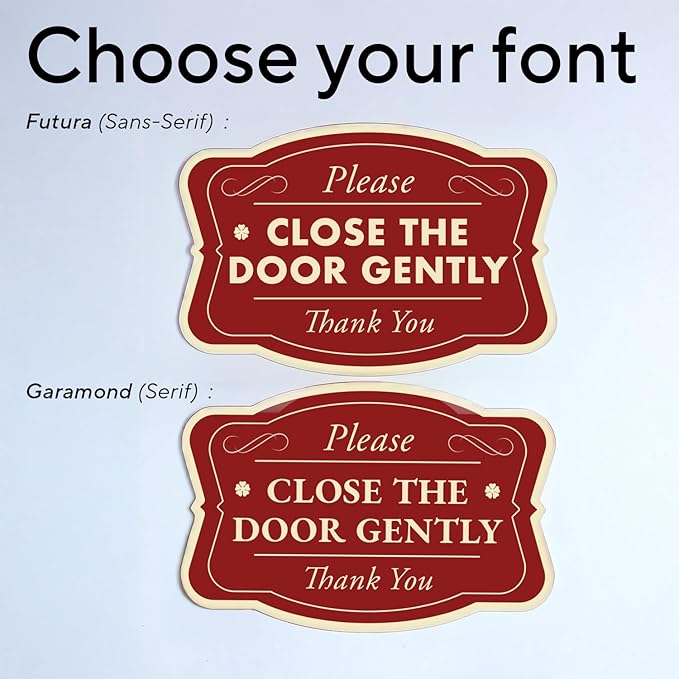 Custom Decorative Outdoor Metal Signs, Personalized Aluminum Sign - Design 3 Red Brick, 10x7 In - Waterproof, Made in USA