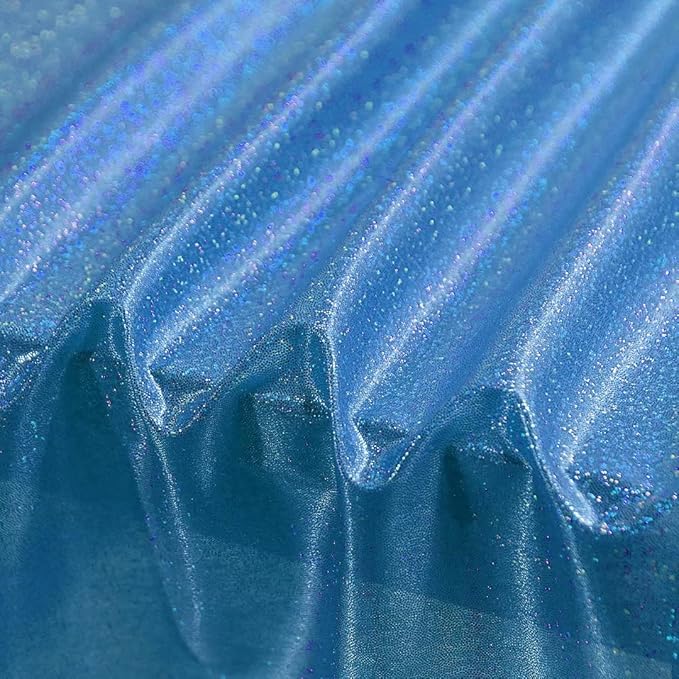 Fitable Sequin Tablecloth for Parties 60x120 Inch - Sparkle Glitter Table Cloth Laser Rectangle Overlay for Wedding Baby Shower Ceremony Birthday Holiday Banquet Decor, Blue
