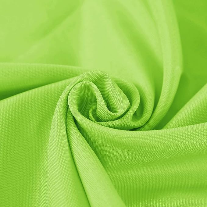 Rectangle Tablecloth 60x102 inch Washable Polyester Fabric Table Cloth for Wedding Party Dining Banquet Decoration（60x102, Apple Green）