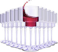 Plastic Goblets Wine Glasses - 12Oz Acrylic Wine Glasses Origami Unbreakable Clear Plastic Cocktail Glasses Recyclable Shatterproof Reusable Wine Cups for Parties & Weddings (Purple 1)