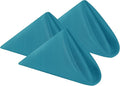 Cloth Napkins 20x20 inch Washable Polyester Dinner Napkins Soft Table Napkins for Wedding Party Dining Banquet(Caribbean Blue,12PCS)