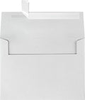 LUXPaper A7 Invitation Envelopes | Peel & Press | 5 1/4" x 7 1/4" | Gray | 80lb. Text | 100% Cotton | 50 Qty