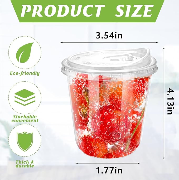 12oz Disposable Stemless Glasses With Strawless Sip Lids,PET Disposable Drinking Cups,Clear Plastic Wine Glasses for Parties Birthday,Wedding,Meeting,Christmas Party Supplies. (50, Transparent)