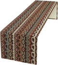 Retro Cabin Table Runner Rustic Bear Forest Farmhouse Lodge Jungle Table Runner for Dinner Party Living Room Kitchen Aztec Vintage 13x70 Inch