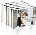 Magicool Premium Acrylic Photo Frame--- Magnet Photo Frame -Double Sied Thick Desktop Frames (4x6 6 pack)