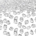 Fake Ice Cubes, 1000 Pcs Acrylic Ice Rocks for Centerpieces, 11 * 14 mm Artificial Ice Table Scatter, Fake Crushed Ice Acrylic Vase Fillers Christmas Decorations