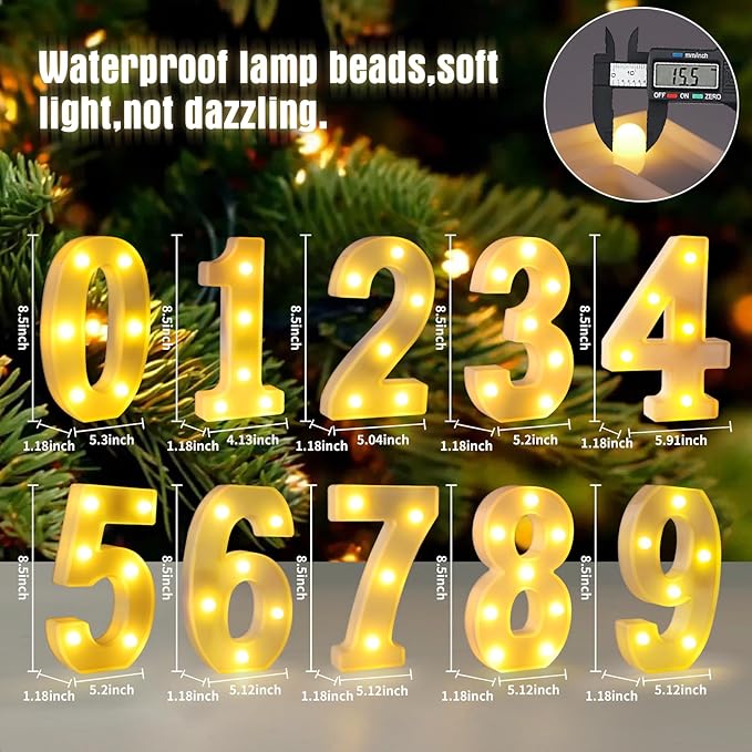 9th Birthday Decorations for Girls and Boys,9 Year Old Birthday Decorations for Centerpieces Table,Light Up Numbers 9 Sign Led for Party Backdrop Wall Decor for Wedding Anniversary Home