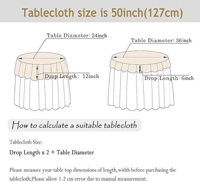 6 Pcs Gold Sequin Tablecloth 50 Inch Gold Round Tablecloth Overlay Round Table Cloth Golden Glitter Sequin Table Covers for Wedding Birthday Parties Holiday Banquet