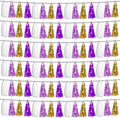 6P Purple-Gold Party Decoration Tassel Garland, Tassels Banner Streamers for Parade Floats, Bachelorette, Wedding, Birthday, Graduation, Christmas, Bridal/Baby Shower Party Decorations