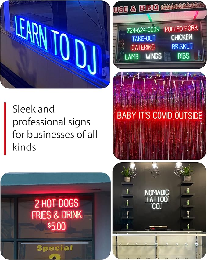 SpellBrite BEER TO-GO Sign | Beer-Related Sign with Neon Look, White LED Light Source | 19.8" x 15.0"