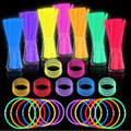 Halloween Glow Sticks Bulk Party Pack- Ultra Bright 500pk Glow in the Dark Party Favors, Glow Decorations, Neon Party Glow Necklaces and Glow Bracelets with Connectors