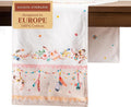 Maison d' Hermine Table Runner 100% Cotton Double Layer Table Runners 72 inches Long Decorative for Home Kitchen Dining Party Wedding Bridal Shower Spring Summer (Ibiza - Beige, 14.50" x 72")