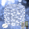 btfarm Fairy Lights Plug in with Remote, 66FT 200 LED Outdoor Twinkle Lights Waterproof with Timer, 8 Modes Indoor String Lights for Bedroom Patio Garden Wedding Christmas Decoration, Cool White