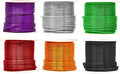 Mandala Crafts 12 Gauge Anodized Aluminum Craft Wire for Jewelry Making - 276 FT Colored Flexible Silver Black Gold Purple Red Kelly Green Wire - Bendable for Bonsai Armature Crafting Sculpting