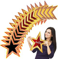 Geosar 48 Pcs Movie Star Cardboard Red Carpet Awards Night Cutouts Confetti Cutouts for Bulletin Board Movie Party Decoration Supply Wall (11 Inch)