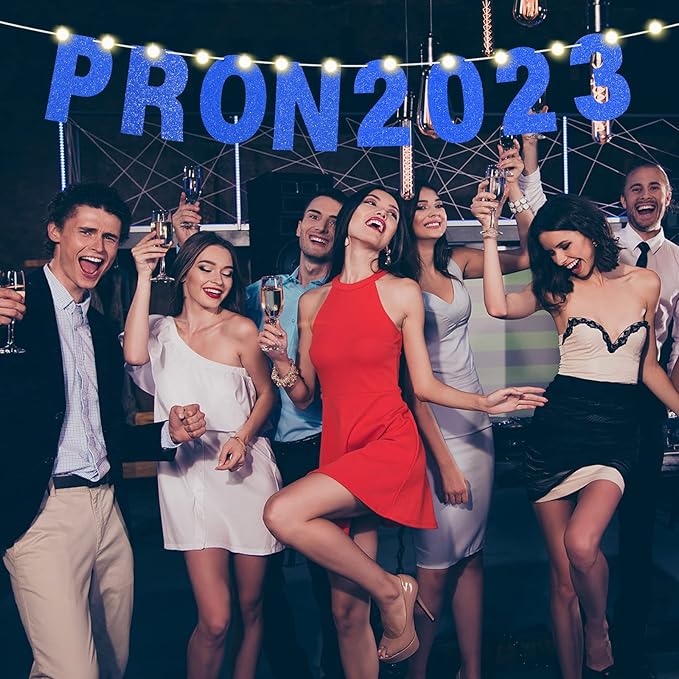 TaoBary 112 Pcs DIY Letter Kit Glitter Customizable Banner Letters Include 107 Letters and Numbers 3 Rope and 2 Needles for Birthday Halloween Christmas Wedding Valentine Party Decor(Dark Blue)