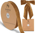Copper Velvet Ribbon 1'' 25 Yards for Christmas Tree, Gift Wrapping, Flower Bouquet, Wreath Decorations, Bow Making