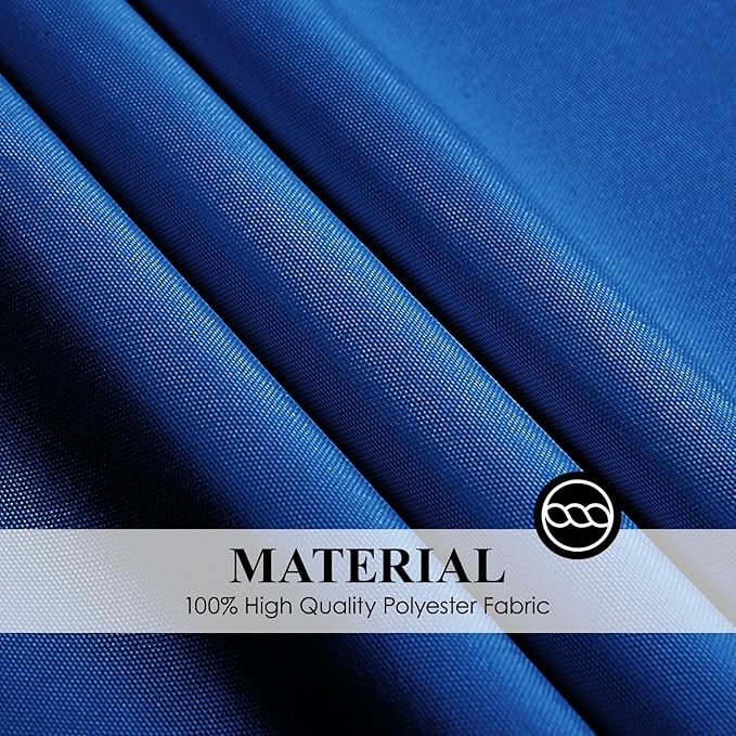 Round Tablecloth 2 Pack 90 Inch Royal Blue Tablecloths Washable Decorative Linen Polyester Table Clothes Cover for Dining Table Banquets Buffet Parties and Wedding