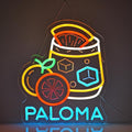 CNBEYOUNG Paloma Neon Sign, Neon Lights Hanging Wall Art Decoration for Mexican Restaurants Shop Cocktail Bar Kitchen Party Home Decor, USB - Driven, Super Bright & Adjustable,15x 12.6inches