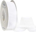 Ribbli White Sheer Organza Ribbon,1 Inches x Continuous 50 Yard Use for Gift Wrapping,Bouquet Wrapping,Wedding Decoration,All Crafting and Sewing