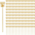 200 Pieces Wooden Coffee Stirrers, 6 inch Disposable Coffee Stir Sticks, Hot Drink Beverage Stirring Swizzle Stir Stick Coffee Mixer for Coffee, Milk, Juice, Cocktail, Chocolate