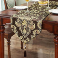 108" Table Runners Centerpiece for Dining Room Dresser Party Banquet Holiday Decorations -Dark Brown