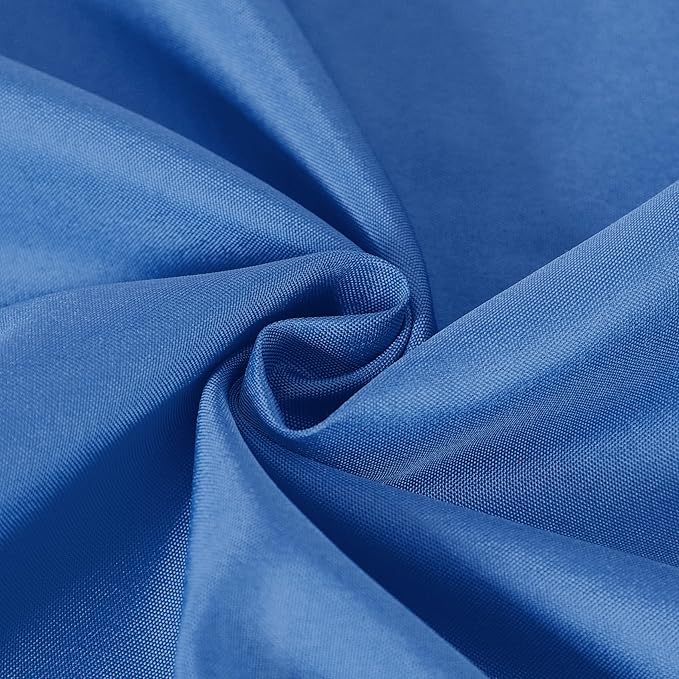 Cupuamon Square Tablecloth 90x90 inch Washable Polyester Fabric Table Cloth for Wedding Party Dining Banquet Decoration（90x90,Mediterranean Blue）