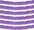 6 Pack 10 Feet Foil Fringe Garland Metallic Tinsel Streamers Banner Wall Hanging Backdrop Banner for Parade Floats, Thanksgiving, Christmas, Birthday, Halloween Party Decorations(Light Purple)