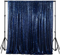 ShinyBeauty PHOTOBOOTH Background Best Choice-4FTx7FT-Sequin backdrops, Sequin Fabric,Wedding backdrops,Rust Backdrop,Sequin Curtains,Photography Backdrop (Buy it Now) (4FTx7FT, Navy Blue)