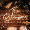 MOLCOVEX Custom LED Neon Signs for Wall Decor Personalized Name Lights for Wedding Bedroom Home Decor Game Room Bar Salon Birthday Party Business Large Logo (2 Lines Optional 18" to 60")