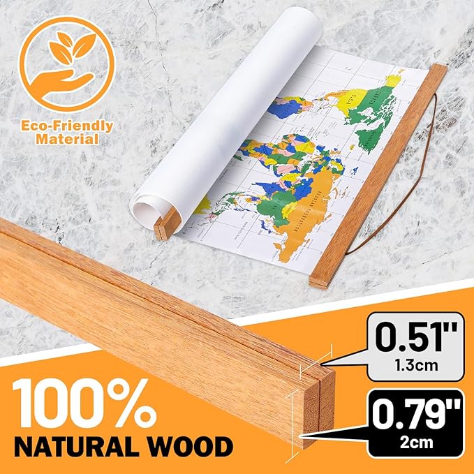 21x29 21x28 21x21 Poster Frame, Magnetic Light Wood Wooden Frame Hanger for Photo Picutre Canvas Artwork Art Print Wall Hanging (1 Pack, 21", Teak Wood)