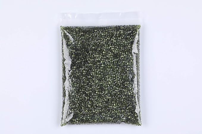 10000 pcs/Pack Wedding Table Scatter Confetti Crystals Acrylic Diamonds Vase Fillers 4.5 mm Rhinestones for Wedding, Bridal Shower, Vase Beads Decorations (Tea Green)
