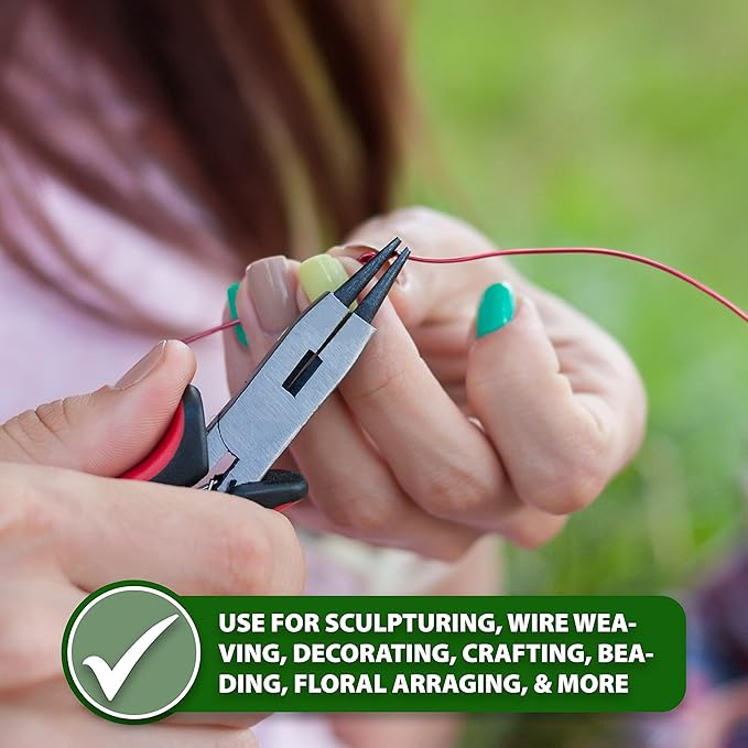 Mandala Crafts 20 Gauge Anodized Aluminum Craft Wire for Jewelry Making - 450 FT Colored Flexible Rose Gold Combo Wire - Bendable for Bonsai Armature Crafting Sculpting