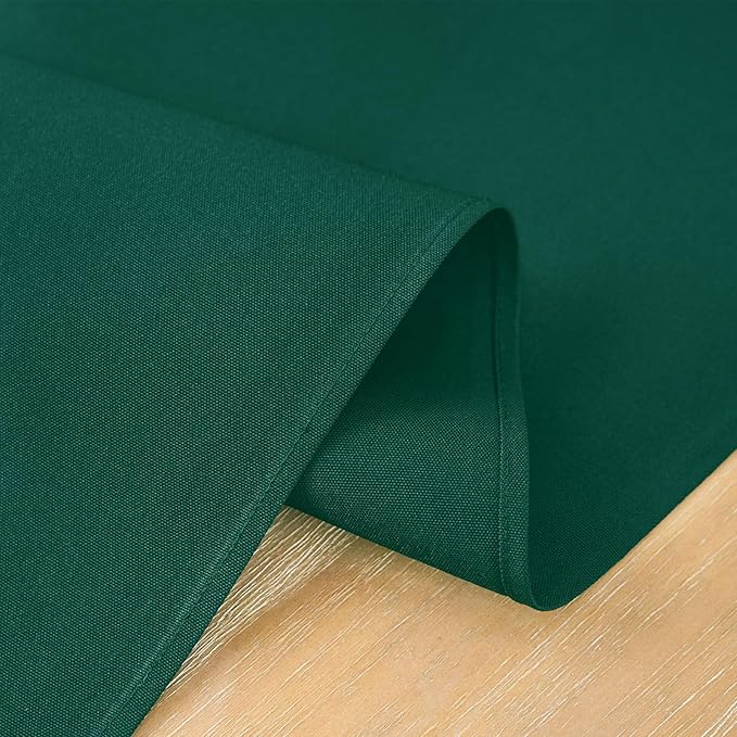 2 Pack Green Small Short Table Runner 12 x 36 Inch Solid Color Runners Coffee Table Dresser for Daily Party Home Decoration