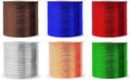 Mandala Crafts 18 Gauge Anodized Aluminum Craft Wire for Jewelry Making - 450 FT Colored Flexible Silver Copper True Blue Brown Red Kelly Green Wire - Bendable for Bonsai Armature Crafting Sculpting