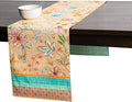 Maison d' Hermine Table Runner 100% Cotton Double Layer Table Runners 108 inches Long Decorative for Home Kitchen Dining Party Wedding Bridal Shower Spring Summer (Luxury Loft – Peach, 14.50" x 108")