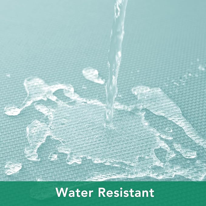 Biscaynebay Round Tablecloth 70 Inch-Auqa Blue Outdoor Fabric Table Cover-Small Circle Folding Table Cloths Linen Water Resistant for Kitchen Dining Picnic Patio Outdoor Party Restaurant Tables