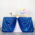 ShinyBeauty Square Tablecloth 72x72-Inch Sequin Tablecloth Overlay Royal Blue Table Cover Sequined Table Cloths for Wedding Blue Shimmer Tablecloth Linen Square Overlay for Cocktail/Cake