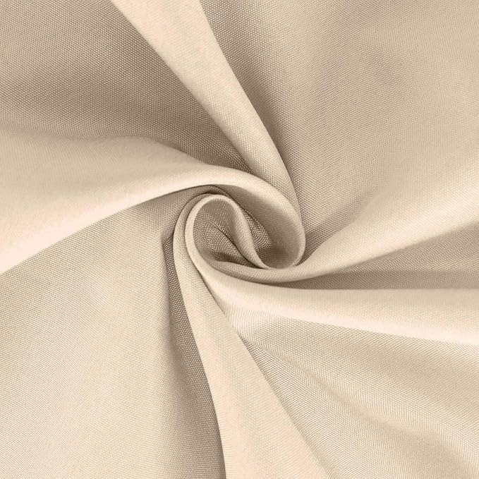 Efavormart 54x54 Nude Wholesale Linens Seamless Polyester Square Linen Tablecloth for Wedding Banquet Party Restaurant