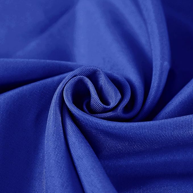 70 inch Round Tablecloth Washable Polyester Table Cloth Decorative Table Cover for Wedding Party Dining Banquet（70 inch,Roya Blue）