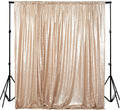 ShinyBeauty Sequence Backdrop Champagne 8FTx10FT Sequin Photo Backdrop Sequin-Backdrop-Curtain Elegant Backdrops 8x10-0827E