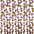 16Pcs 126Ft Light Purple Rose Garland, Fake Rose Hanging Flowers, Artificial Flower Vine, Hanging Floral Vine Garland for Wedding, Birthday Party, Wall Arch, Halloween, Christmas Garden Backdrop Decor