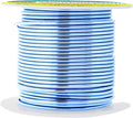 Mandala Crafts 14 Gauge Anodized Aluminum Craft Wire for Jewelry Making - 60 FT Colored Flexible Ice Blue Wire - Bendable for Bonsai Armature Crafting Sculpting
