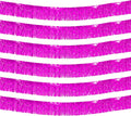 6 Pack 10 Feet Pink Metallic Foil Fringe Garland Rectangular Banner for Parade Floats, Thanksgiving, Christmas, Birthday, Halloween Party Decorations